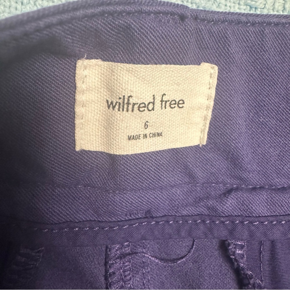 2/40 Wilfred Free Picture Cargo Pants in Purple - Women’s 6 - Picture 8 of 14